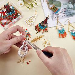 DIY Tassel Big Dangle Earring Making Kit&nbsp;DIY-SZ0009-19