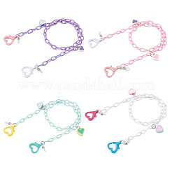 4Pcs 4 Colors Eyeglasses Chains&nbsp;AJEW-BY0001-03