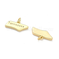 Brass Pendants&nbsp;KK-D229-22T-G