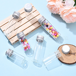 20Pcs 2 Styles Column Glass Screw Top Bead Storage Tubes&nbsp;CON-YW0001-89