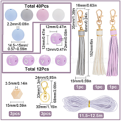 DIY Word Love Keychain Making Kit&nbsp;DIY-SC0022-53