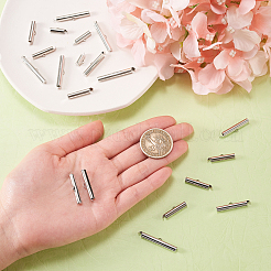 120Pcs 6 Styles Iron Slide On End Clasp Tubes&nbsp;IFIN-CJ0001-47