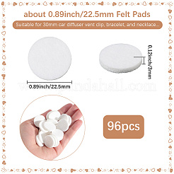 96Pcs Fibre Perfume Pads&nbsp;DIY-SP0004-47A-01