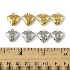 20Pcs 2 Colors Brass Locket Pendants&nbsp;KK-FS0001-88