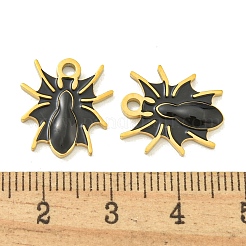 Halloween Theme Ion Plating(IP) 304 Stainless Steel Enamel Pendants&nbsp;STAS-M011-02C