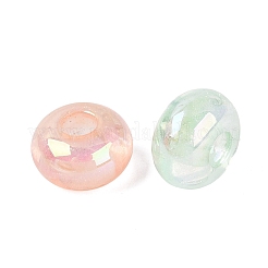 UV Plating Transparent Acrylic European Beads&nbsp;OACR-Q204-13