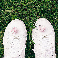 12Pcs 6 Styles Brass with Alloy Rhinestone Shoe Decoration&nbsp;FIND-HY0003-66