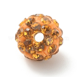Rhinestone Pave Disco Ball Beads&nbsp;RB-TAC0002-02A-03