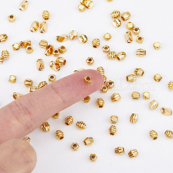 100Pcs 5 Style Rack Plating Brass Beads&nbsp;KK-HY0003-53