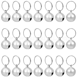 24Pcs Brass Bell Pendant Decorations&nbsp;AJEW-BM0001-14