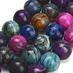 Natural Dragon Veins Agate Beads Strands&nbsp;GG-L001-L01-02G