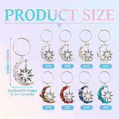 Natural & Synthetic Gemstone Keychain&nbsp;KEYC-TAC00041