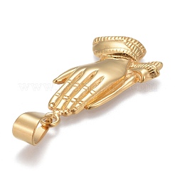 304 Stainless Steel Pendants&nbsp;STAS-K214-16G