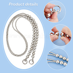 1Pc Plated Acrylic Bead Chain Bag Handle&nbsp;FIND-PH0009-63