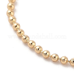 Brass Ball Chain Necklaces for Women&nbsp;NJEW-Q344-06G
