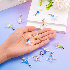 Luminous Acrylic Angel Pendant Decoration&nbsp;HJEW-TAC0046