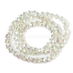 Electroplate Transparent Glass Beads Strands&nbsp;LS-EGLA-U004-03A-HP06