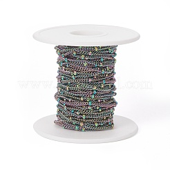 Ion Plating(IP) 304 Stainless Steel Curb Chains&nbsp;CHS-I003-G01