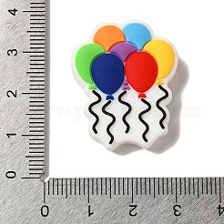 Birthday Theme Silicone Beads&nbsp;SIL-S006-03C
