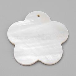 Freshwater Shell Pendants&nbsp;SHEL-Q008-58B