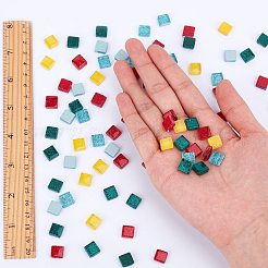 Glass Cabochons&nbsp;GLAA-WH0015-44A