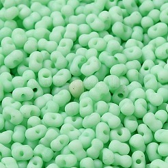 Glass Frosted Seed Beads&nbsp;SEED-K009-05B-05