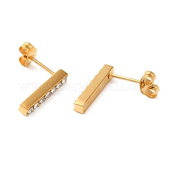 PVD Vacuum Plating 304 Stainless Steel Stud Earring&nbsp;EJEW-C099-08