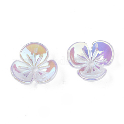 3-Petal Electroplate Acrylic Bead Caps&nbsp;LS-PACR-T014-03
