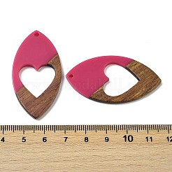Resin and Walnut Pendants&nbsp;WOOD-I013-02B