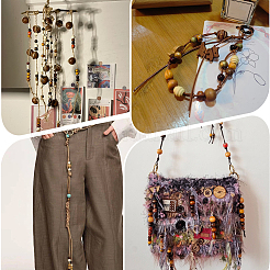 150Pcs 10 Colors Wood Beads&nbsp;WOOD-PH0003-57