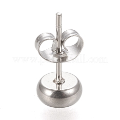 Non-Tarnish 304 Stainless Steel Stud Earring Settings&nbsp;STAS-K202-05A-P