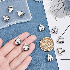 10Pcs 304 Stainless Steel Cord Ends&nbsp;STAS-UN0035-17