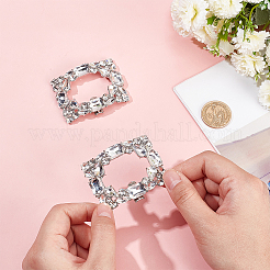 1 Pair Alloy & Rhinestone Shoe Decorations&nbsp;FIND-AN0001-11A