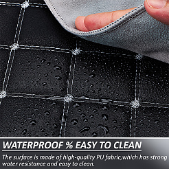 PVC Leather & Cotton & Polyester Fabric&nbsp;DIY-WH0671-191A