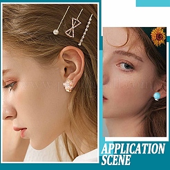 20Pcs 2 Colors 304 Stainless Steel Clip on Earring Pads&nbsp;STAS-SC0004-25