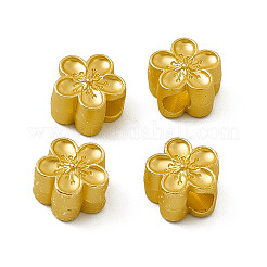 Rack Plating Alloy European Beads&nbsp;PALLOY-M202-07MG