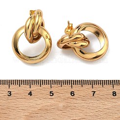 201 Stainless Steel Stud Earrings&nbsp;EJEW-D354-02G