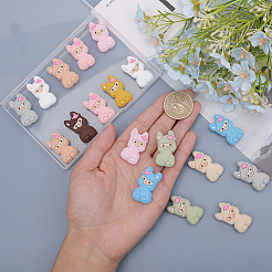 20Pcs 10 Colors Alpaca Food Grade Eco-Friendly Silicone Focal Beads&nbsp;SIL-CA0002-75