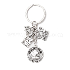 Tibetan Style Alloy Keychains&nbsp;KEYC-JKC01250-04