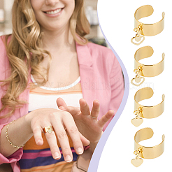 DIY Charms Cuff Ring Making Kit&nbsp;STAS-UN0051-38