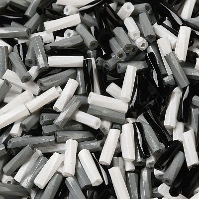 Baking Paint Glass Twist Bugle Beads&nbsp;SEED-C004-02K-1