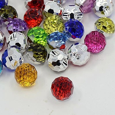 Acrylic Rhinestone Buttons&nbsp;X-BUTT-J005-M-1