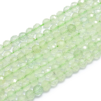 Natural Prehnite Beads Strands&nbsp;G-G792-33A-1