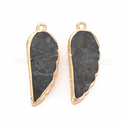 Natural Labradorite Pendants&nbsp;G-N326-127-A05-1