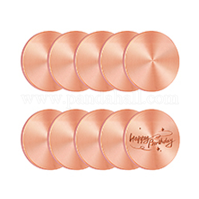 10Pcs Brass Sheets&nbsp;AJEW-PH0006-39-1
