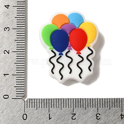 Birthday Theme Silicone Beads&nbsp;SIL-S006-03C-1