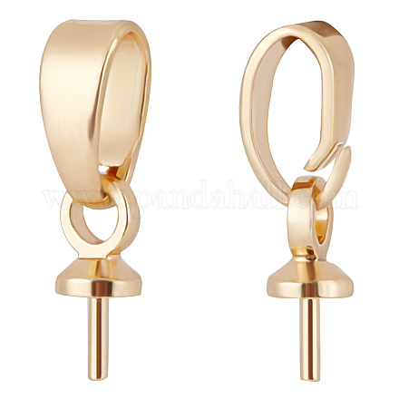 Brass Cup Peg Bails KK-BBC0003-96-1