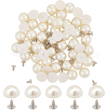200Pcs Plastic Buttons KY-CL0001-01B-1