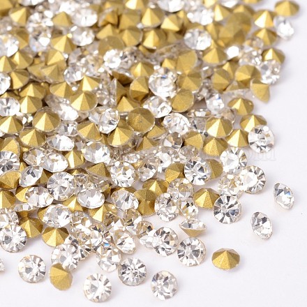 Wholesale Back Plated Grade A Diamond Glass Pointed Rhinestone ...