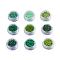 Glass Seed Beads, Round, Green, 3mm, Hole: 1mm